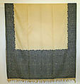 Shawl, wool, American