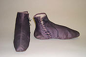 Shoes, silk, American or European