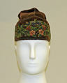 Cap, silk, metallic thread, Polish