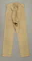 Trousers, linen, American or European