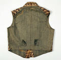 Vest, linen, European