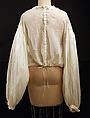 Shirtwaist, cotton, American or European