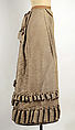 Bustle, horsehair, American