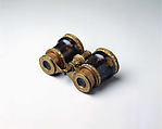 Opera glasses, shell, gold, American or European