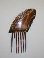 Comb, tortoise shell, European