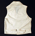 Vest, cotton, American or European
