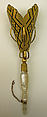 Bouquet holder, bronze, American or European
