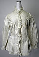 Dressing gown, linen, American or European