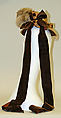 Hat, straw, silk, American