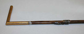 Cane, wood, gold, American