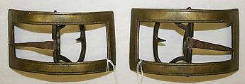 Buckle, metal, American or European