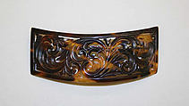 Barrette, tortoiseshell, American