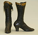 Boots, J. & J. Slater (American), leather, American