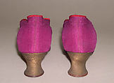 Slippers, J. & J. Slater (American), silk, American