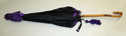 Parasol, silk, American