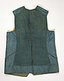 Vest, silk, American or European