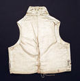 Vest, silk, American or European