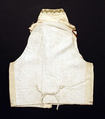 Vest, silk, American or European