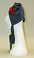 Bonnet, wool, silk, American