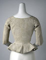 Bodice, cotton, American or European