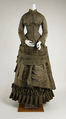 Dress, silk, American