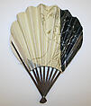 Fan, paper, wood, French