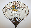 Fan, paper, wood, French