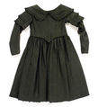 Mourning dress, silk, wool, probably American