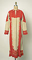 Robe, linen, cotton, probably Russian