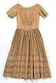 Dress, cotton, American