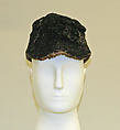 Cap, fur (sealskin), American
