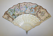 Fan, ivory, American or European