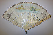 Fan, ivory, American or European