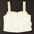 Corset, cotton, American