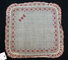 Handkerchief, cotton, American