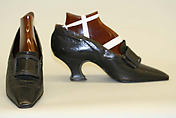 Shoes, Pierre Yantorny Italian, leather, wood, French
