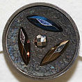Button, metal, American or European