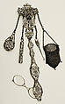 Chatelaine, silver, American