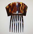 Comb, tortoiseshell, American or European
