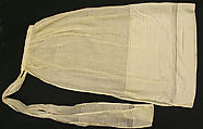 Apron, cotton, American