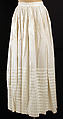 Underskirt, cotton, American or European