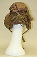 Bonnet, silk, probably Italian