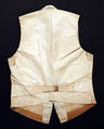 Vest, silk, American or European