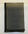 Mourning veil, silk, American