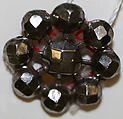 Button, marcasite, American or European