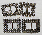 Buckle, marcasite, American or European