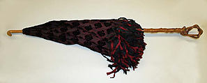Parasol, silk, American