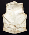 Wedding vest, silk, American