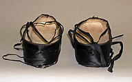 Slippers, silk, European