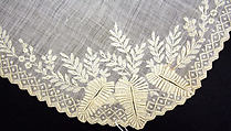 Handkerchief, linen, American